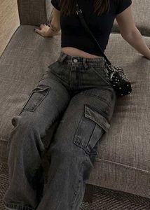 Grey Cargo Pants