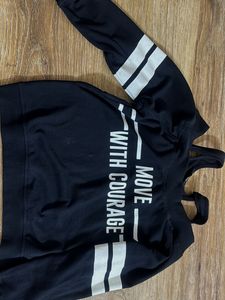 Move With Courage Black Sweatshirt