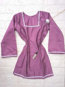 Lavender Short Kurti🪻