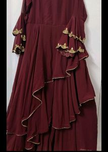 Maroon Heavy Gown...