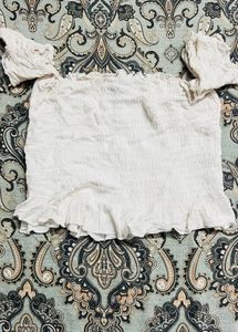 Off-Shoulder Smocked Top (2 pcs)
