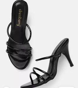 DressBerry Black Heels - Size [Your Siz