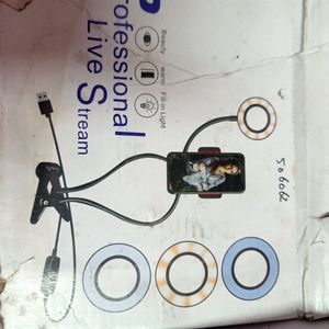 Mobile Stand With Ring Light