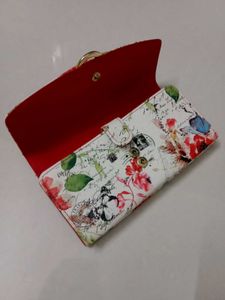 Floral &amp; Butterfly Print Wallet