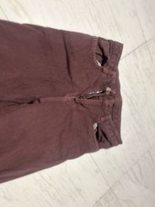 Brown Straight Leg Jeans