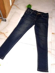 Dark Blue Denim Jeans