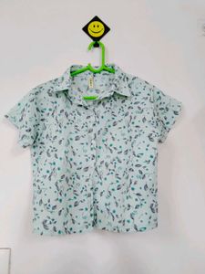 Floral Print Short Sleeve Shirt