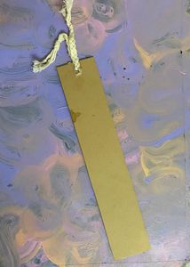 Coffee Brown Handmade Bookmark