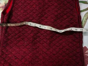 Red Quilted Vest