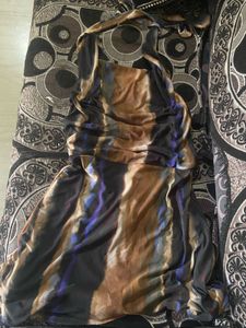 Tie-Dye Halter Mini Dress