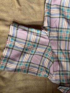 Pastel Plaid Button-Down