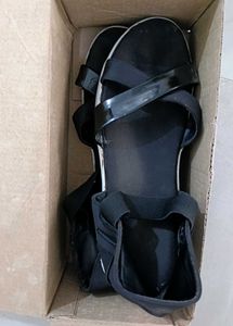 Black Criss-Cross Sandals