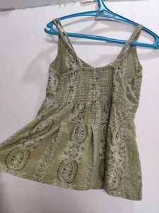 Sage Green Paisley Print Romper💚✨