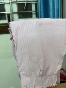 Light Pink Elastic Waist Pants