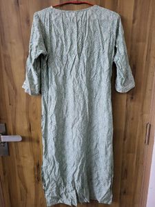 Elegant Green Printed Kurta