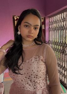 Rose Gold Necklace With Matching Earrings