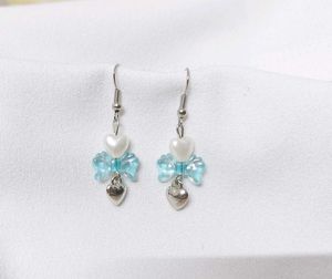₹89 Cute Bow Heart Earrings