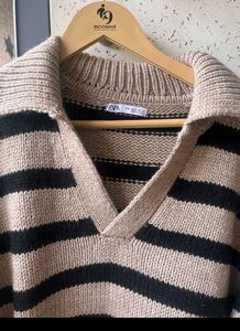 Zara Striped Knit Sweater