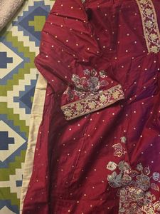 Embroidered Palazzo Pants