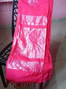 Rani Pink Soft Silk Saree