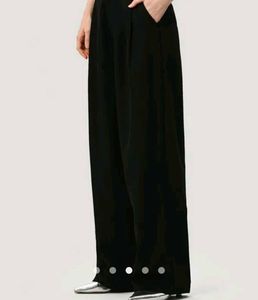 Savana Black Wide Leg Trouser