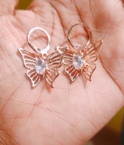 Rosegold Butterfly 🦋 Korean  Earrings
