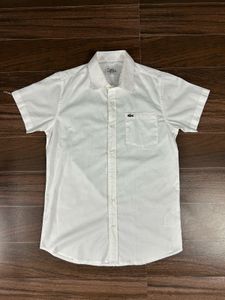 Lacoste White Short Sleeve Shirt