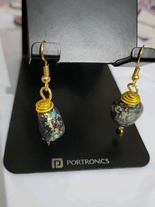Wire Wrapping Beads Ear Drops