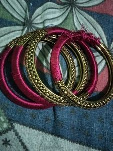 Colorful Silk Thread Bangles