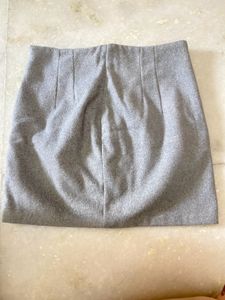 Grey Mini Skirt