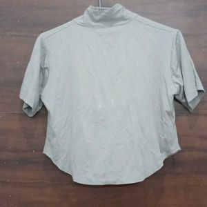 H&amp;M Crop Zip-Up Jacket