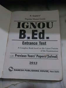 Entrance Test Book
