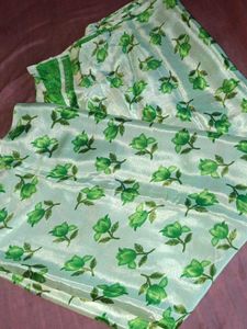Floral Crape Saree