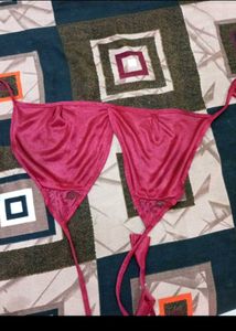 Women 3,4th Sleeve Robe With Lingerie Set