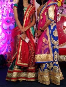 ◦•●◉✿ 1 Lehenga ✿◉●•◦