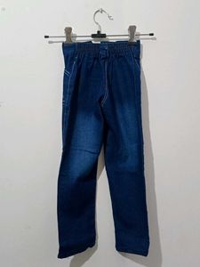 Boy&#39;s Red Plaid Shirt &amp; Jeans Set