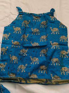 Cute Ethnic Skirt &amp; Top Set