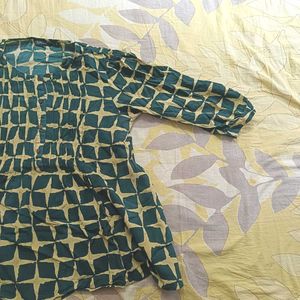 Green Tunic Top