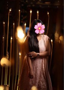 Elegant Peach Anarkali