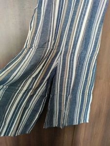 Grey Striped Jumpsuit