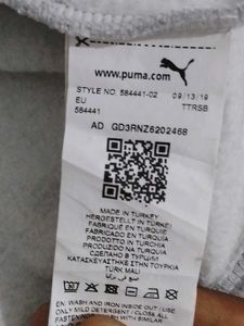 Puma Grey Zip-Up Hoodie