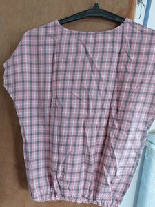 Baby Pink Colour Semi Formal Tunic Top Office wear