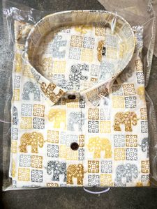 Men’s Sanganeri Block Print Shirt – 100% Cotton |
