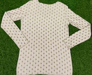 Diamond Pattern Long Sleeve Sweater