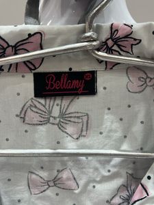 Cute Bow Print Pajama Set