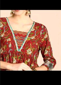 Anouk Pure Cotton Kurti Sharara Set
