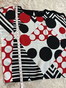 Bold Geometric Print Top