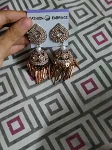 Golden Jhumkas