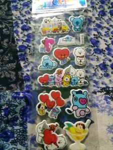 Cute BTS Bt21 13 Stickers 💜💜