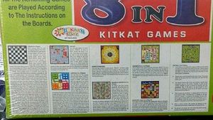 (Set Of 8) Magnetic Board Game
